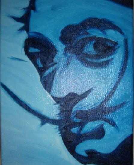 stafford studio by Yous Blue Dali painting