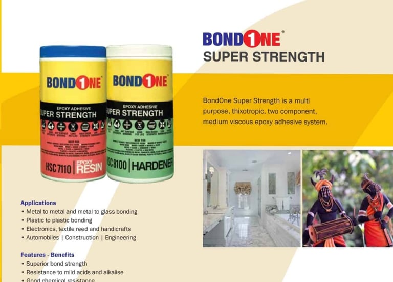Bondone super strength epoxy adhesive