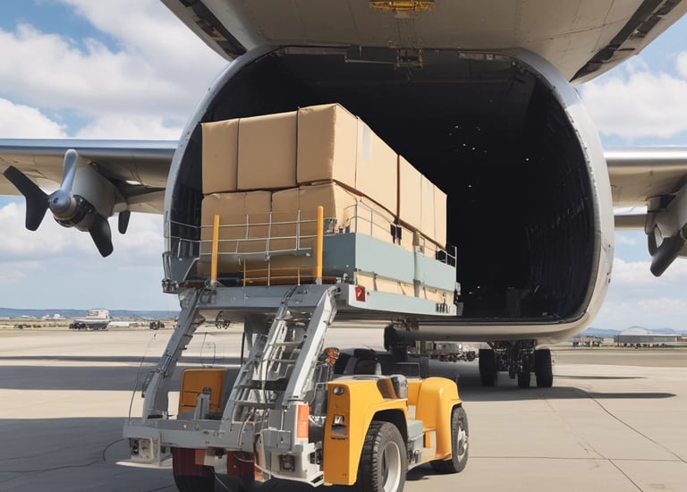 red and blue crane under blue sky during daytime