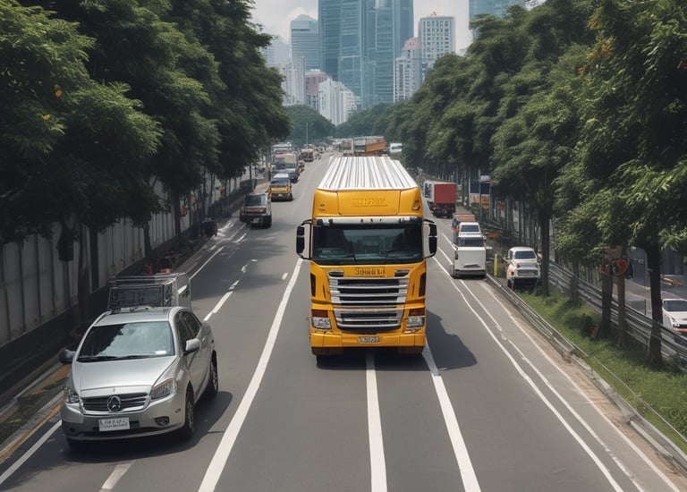 red blue and yellow intermodal containers