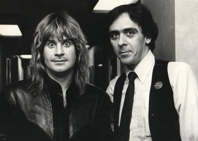 Charlie Kendall and Ozzy Osbourne.