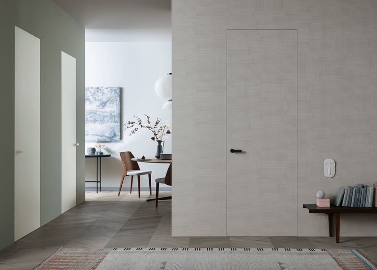 Porte d'une villa a Genève Ital agencements