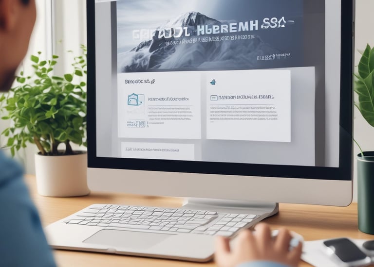 A mobile coffee cart adorned with white flowers and decorative grasses. It features a black menu board displaying various coffee options with prices, such as espresso, cappuccino, and cafe latte. Behind the board, there is a shiny coffee machine and various items neatly placed around it, including wicker baskets. The atmosphere appears relaxed and charming.