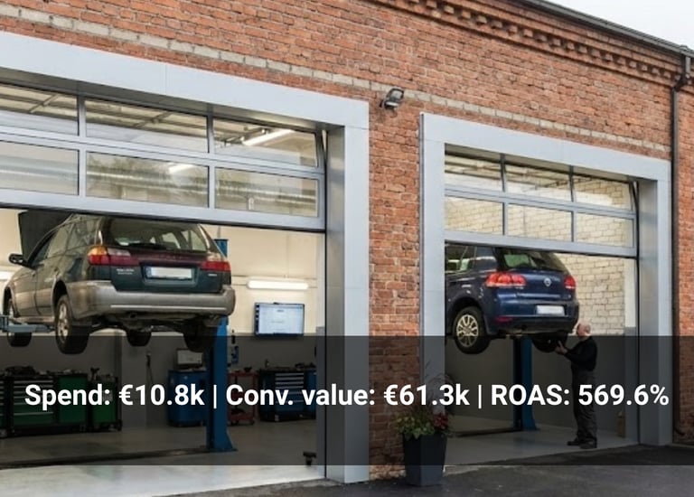 google ads for auto maintainance