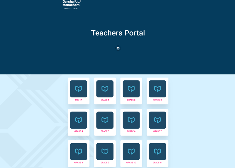 Easy to use web design Simple Teachers Portal For A School