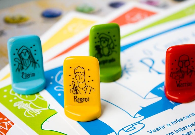 Pieces of the Hero´s Game, a boardgame inspired in Hero´s journey by Joseph Campbell