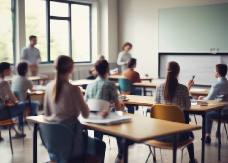 A person in business attire stands against a red brick wall. The individual is wearing a blue button-up shirt under a dark gray suit jacket. The background features a textured and slightly weathered brick surface.