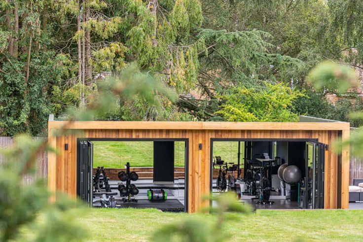 outdoor gym cabin pod