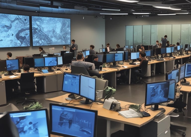 A group of professionals discussing regulatory frameworks around a conference table.
