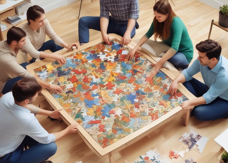 Data analytics being used in a business setting.