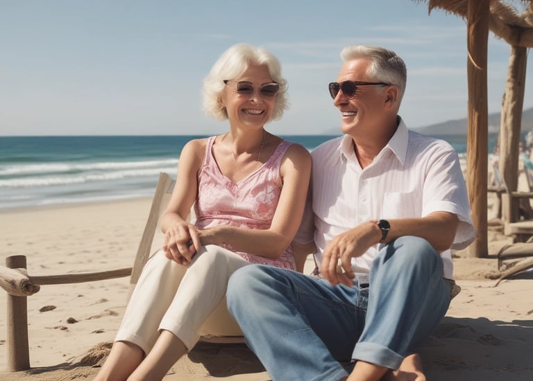 A modern, dimly lit interior with a sleek design dominated by large, criss-crossing ceiling lights. The reception area features a desk with red flowers and several people behind it. Large windows on the side let in some natural light, and the atmosphere is professional.