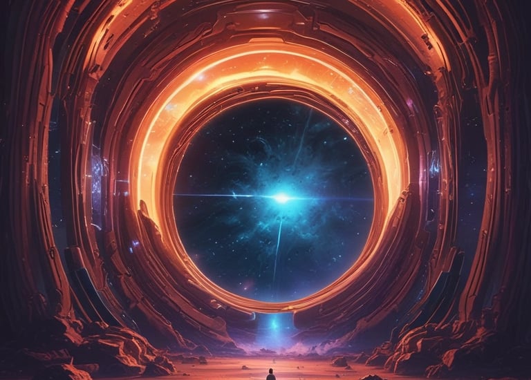 A collection of books is stacked neatly on two levels of a glass shelf. On the top shelf, three books are stacked horizontally. The titles include 'Starfarers' by Poul Anderson, 'All Cloudless Glory,' and 'U.S. Battleships.' The spines of additional books can be seen on the bottom level, including titles like 'AMBRA' and '1993 Directory of Members.' The books have varied colored covers, mostly in blue, green, and brown tones.