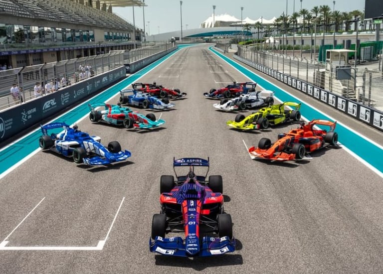 A2RL, motor racing, Abu Dhabi