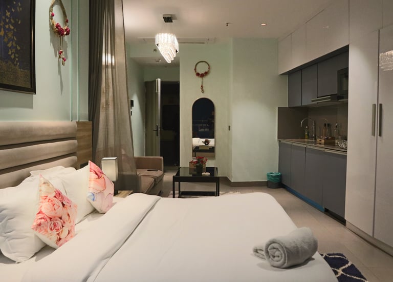 elegant design staycation noida