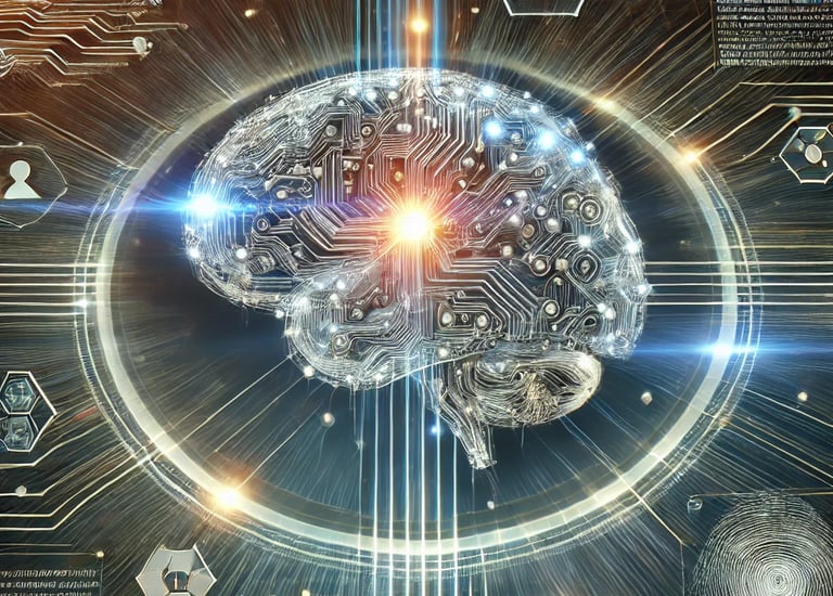 a brain map of a brain scang