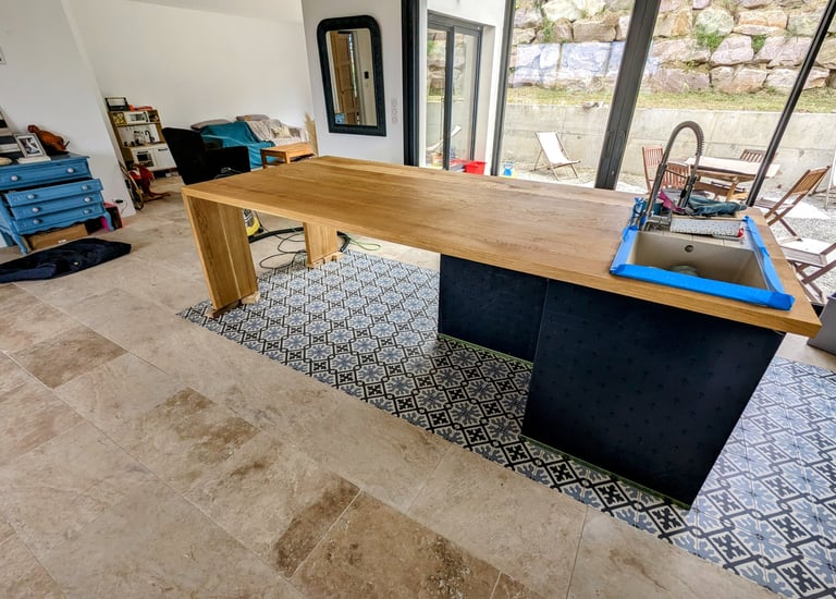 Menuiserie plan de travail à Lancieux