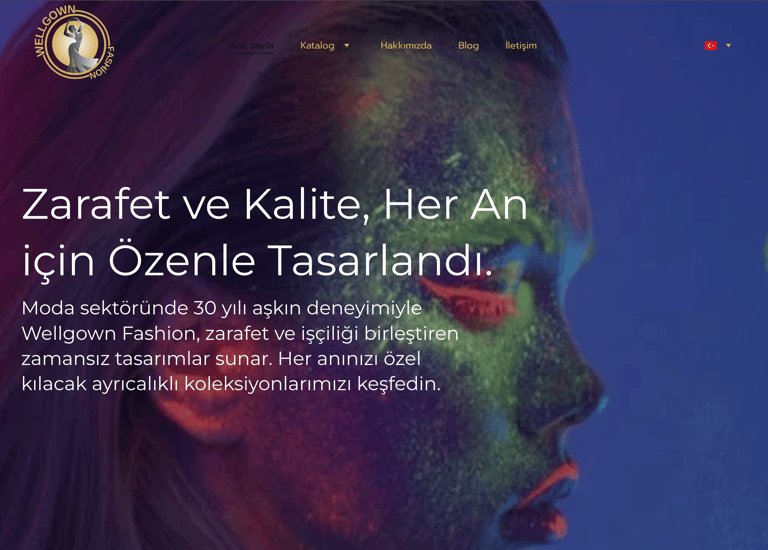 Wellgown Fashion Web Sitesi Yapımı