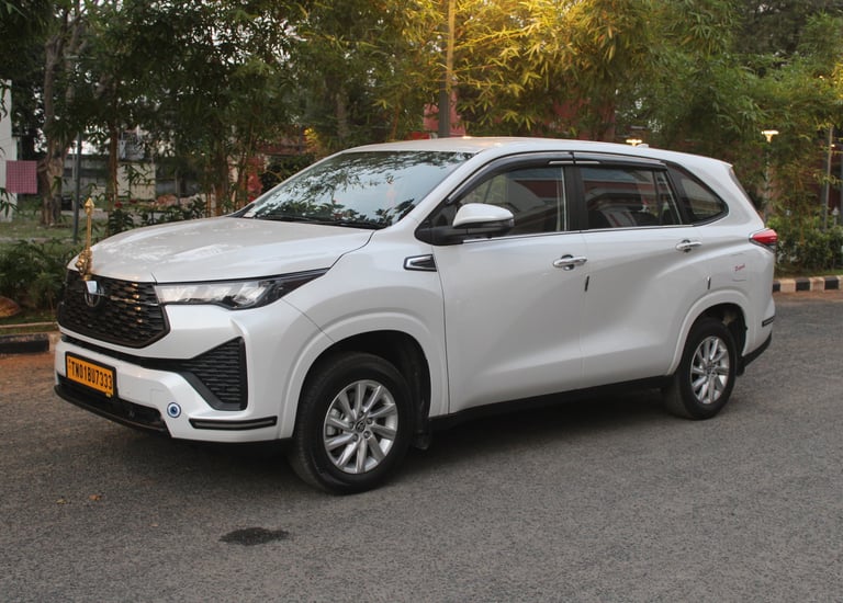 Innova Crysta rental for comfortable local and outstation trips
