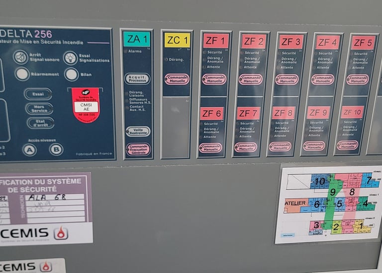 atelier arbeo cherbourg ssi diagnostic sécurité incendie notice de sécurité autorisation de travaux