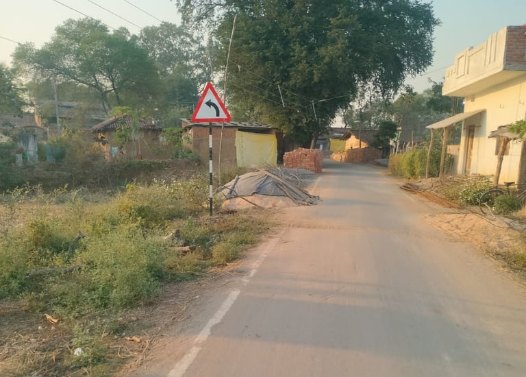 sign board on the road