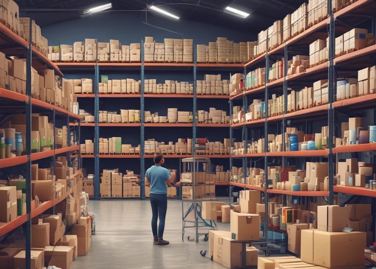 An intricate construction site with a complex framework of red steel beams and scaffolding stands prominently. Several white structural supports and yellow braces are visible, indicating an ongoing building project. The foreground displays signage in a language suggesting construction of luxury apartments.