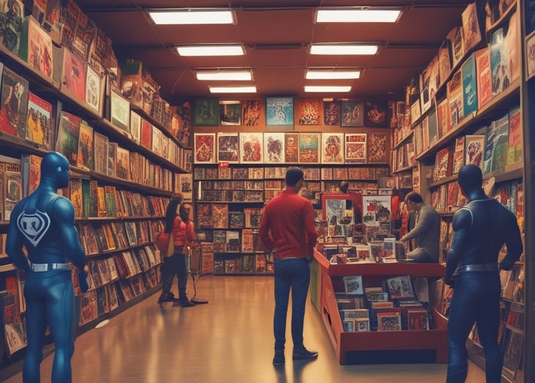 A building entrance with large glass-pane windows and two sets of double doors made of wood. The surrounding walls are made of dark, square tiles, and the floor consists of light-colored brick pavers arranged in a pattern.