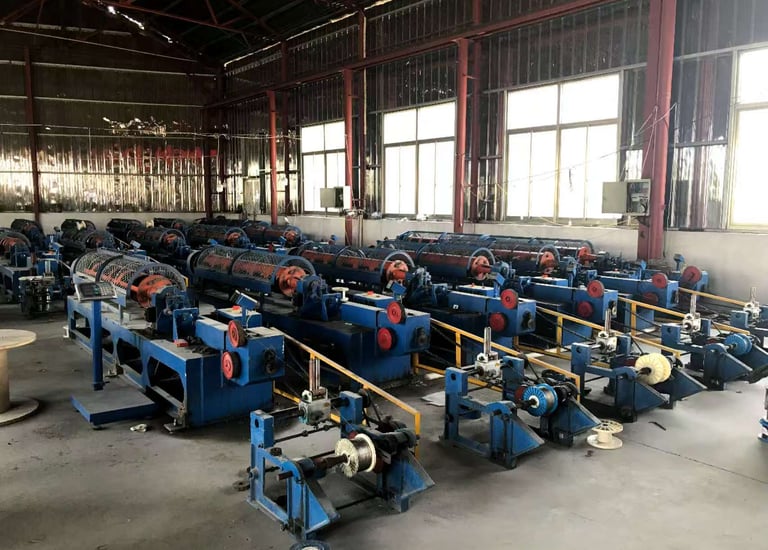 a large room with a lot of machines and machinery