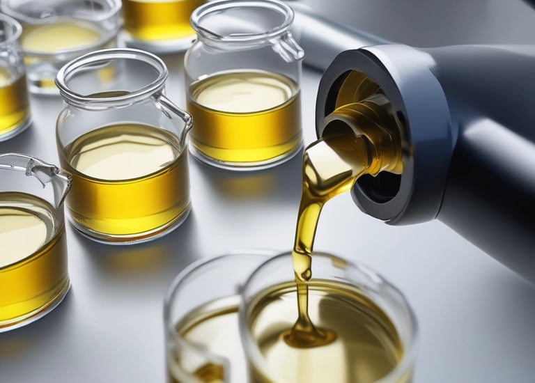 A delivery truck transporting fuel oil.