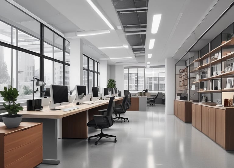 An elegant dining area with stylish decor and ambiance.