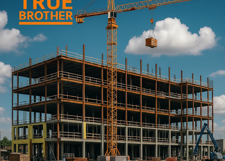 Commercial Framing of a Multi-Family Complex