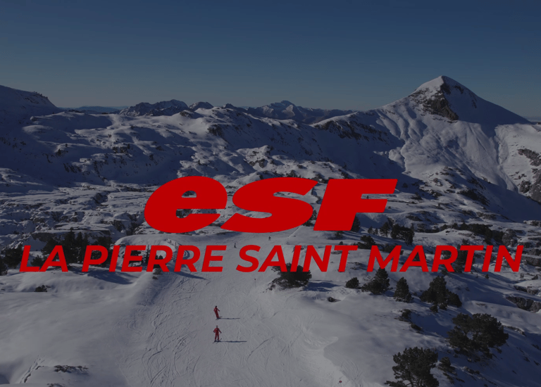 Vidéo promotionnelle de ski en pleine nature pour une école de ski