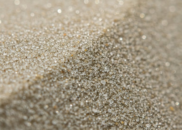 silica sand