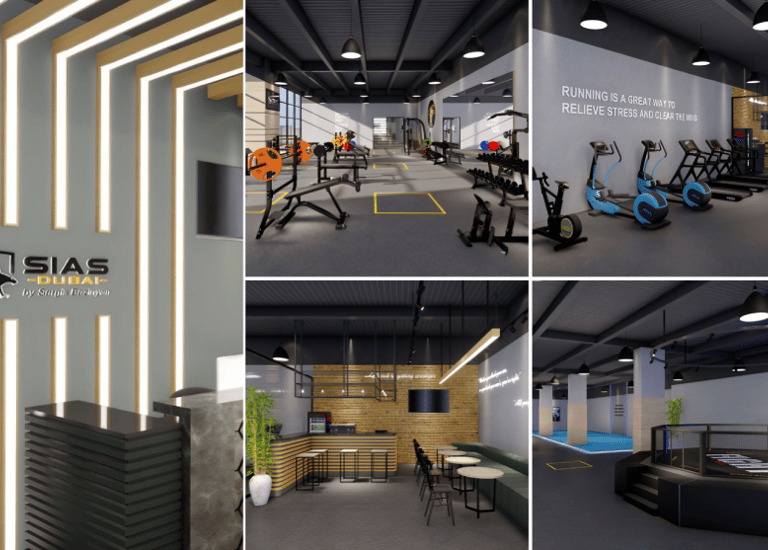 gym workout interior