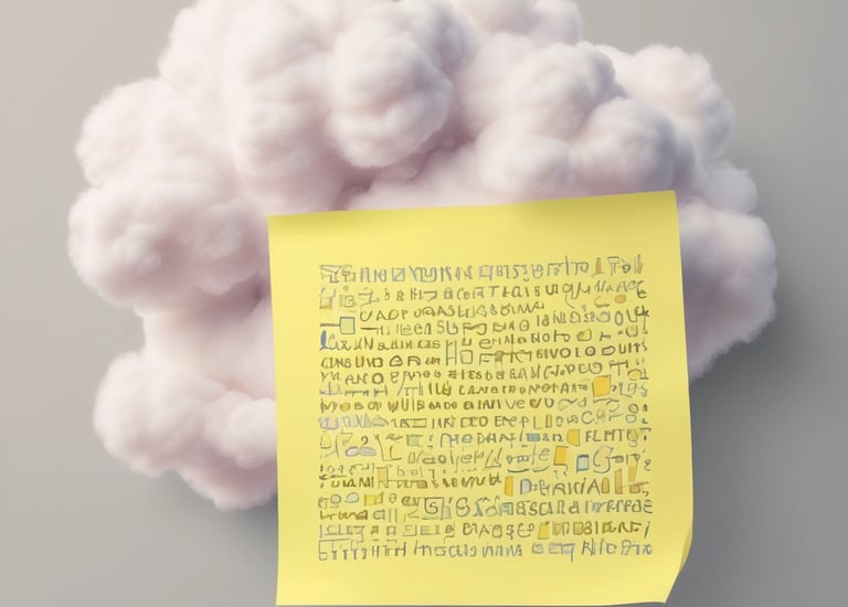 A close-up of a notebook with handwritten notes.