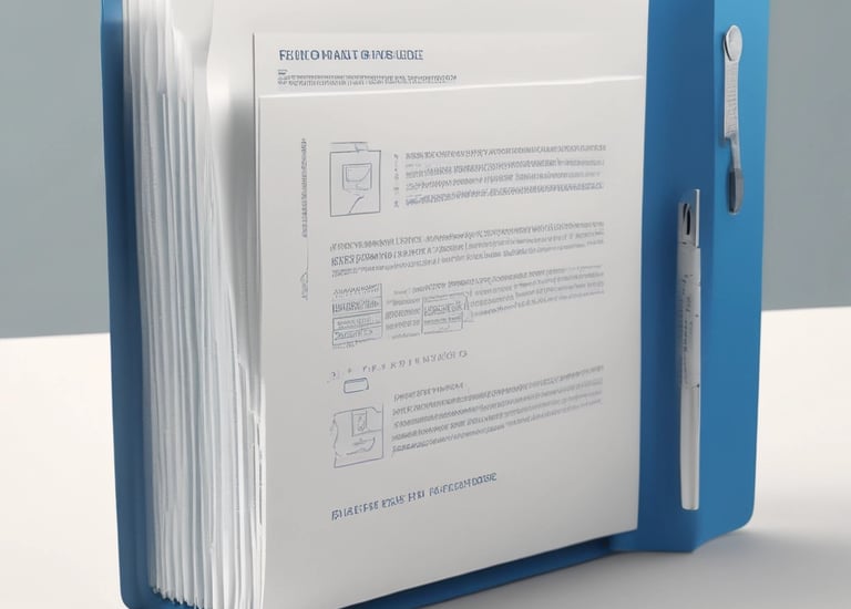 An organized desk with a calendar and writing tools.