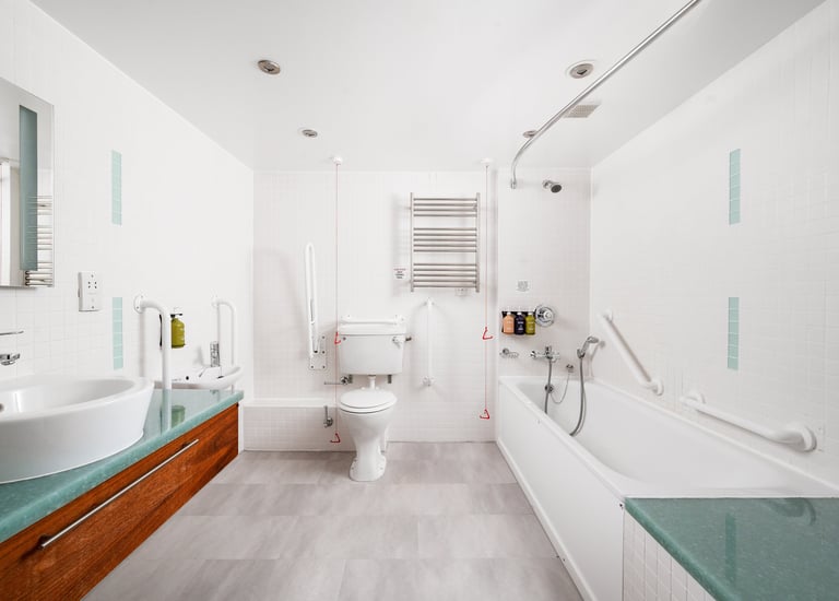 Hotel bathroom refurbishment