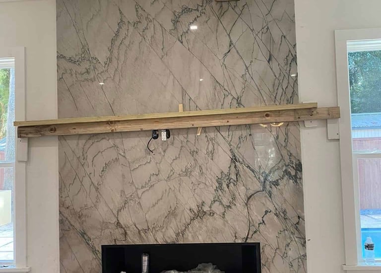Sea Pearl quartzite sample for luxury kitchens