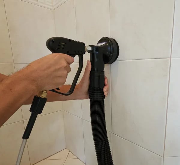 water moccasin pressure washing indoor walls