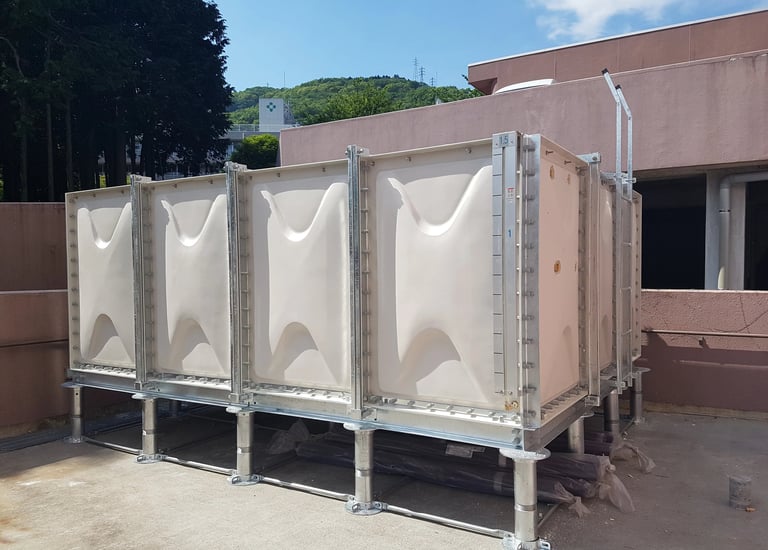 4x3x2 Small GRP Sectional Water Tank for house hold purpose
