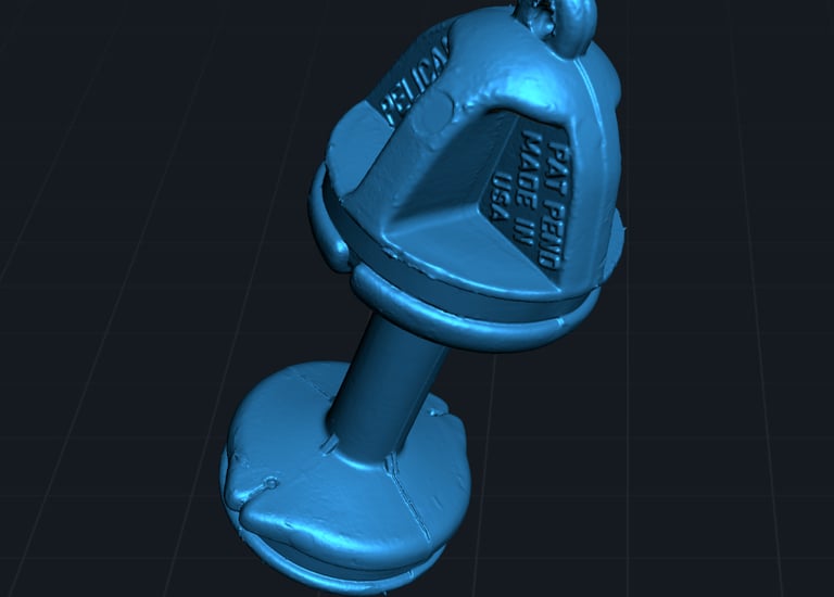 a detailed 3d scan of a water buoy