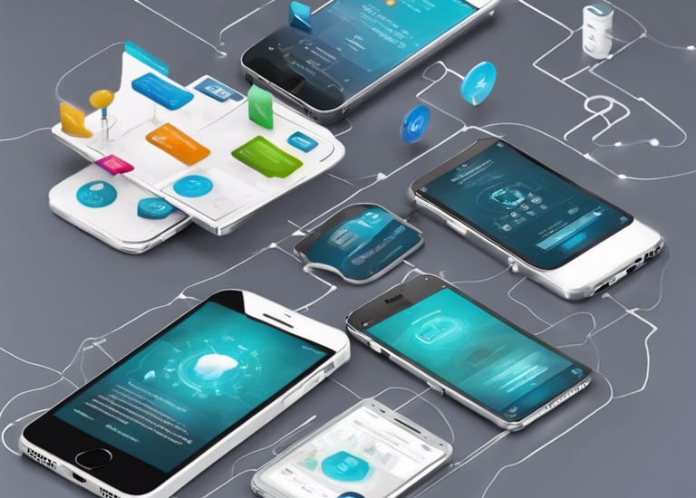 a computer monitor sitting on top of a wooden desk