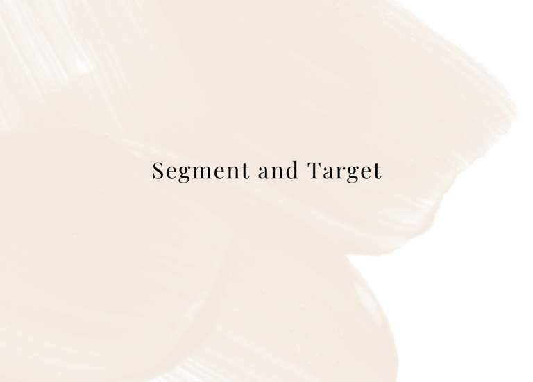 segment and target