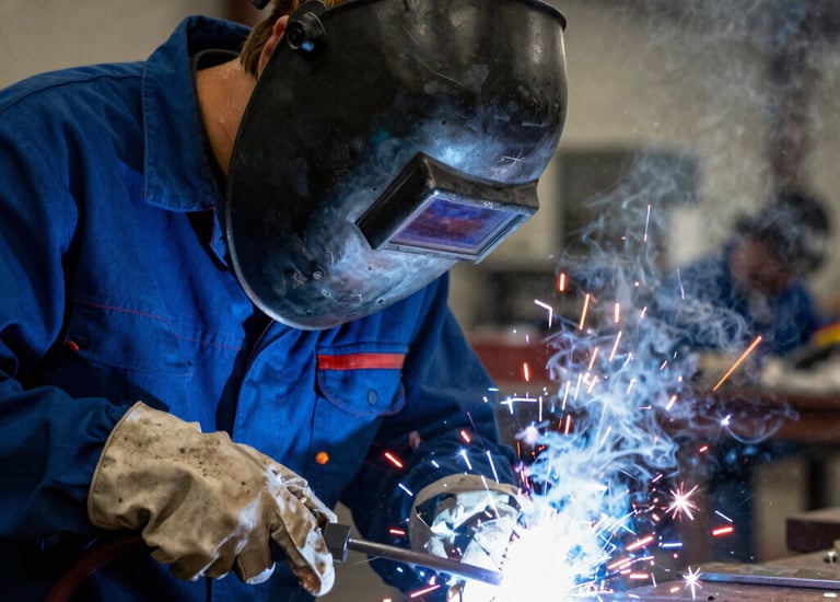 Close-up of hands typing on a laptop with medical charts on the screen.