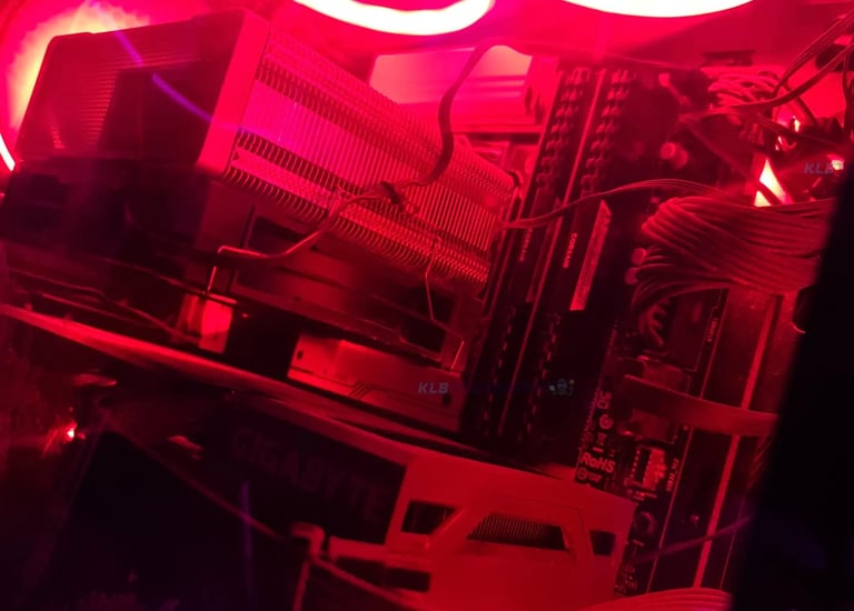 Computer Build with ARGB selectable, 64gb Ram