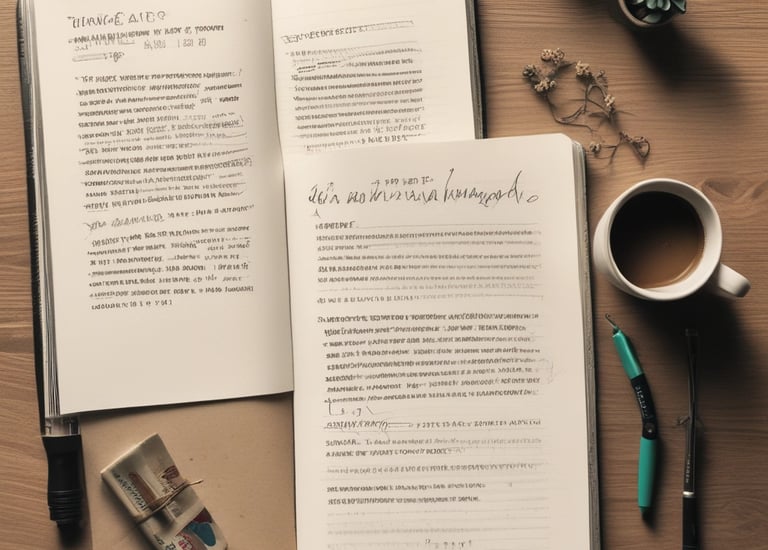 A close-up of a handwritten journal page.