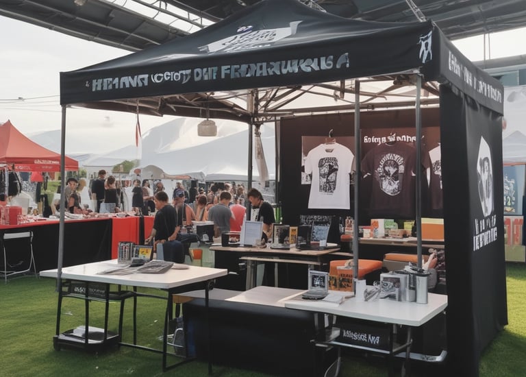 A designer sketching new merchandise concepts on paper.