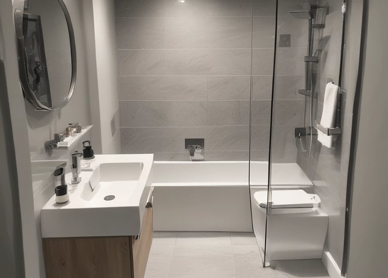 A modern kitchen with sleek designs.