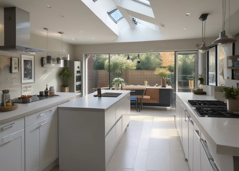 A beautifully renovated garden space in Leeds.