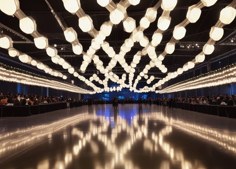 a man riding a skateboard down a street next to tall buildings