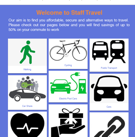 Range of applications available to you